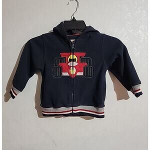 Kids Headquarters Fleece Little Boys Hooded Jacket Racecar24 Months Navy